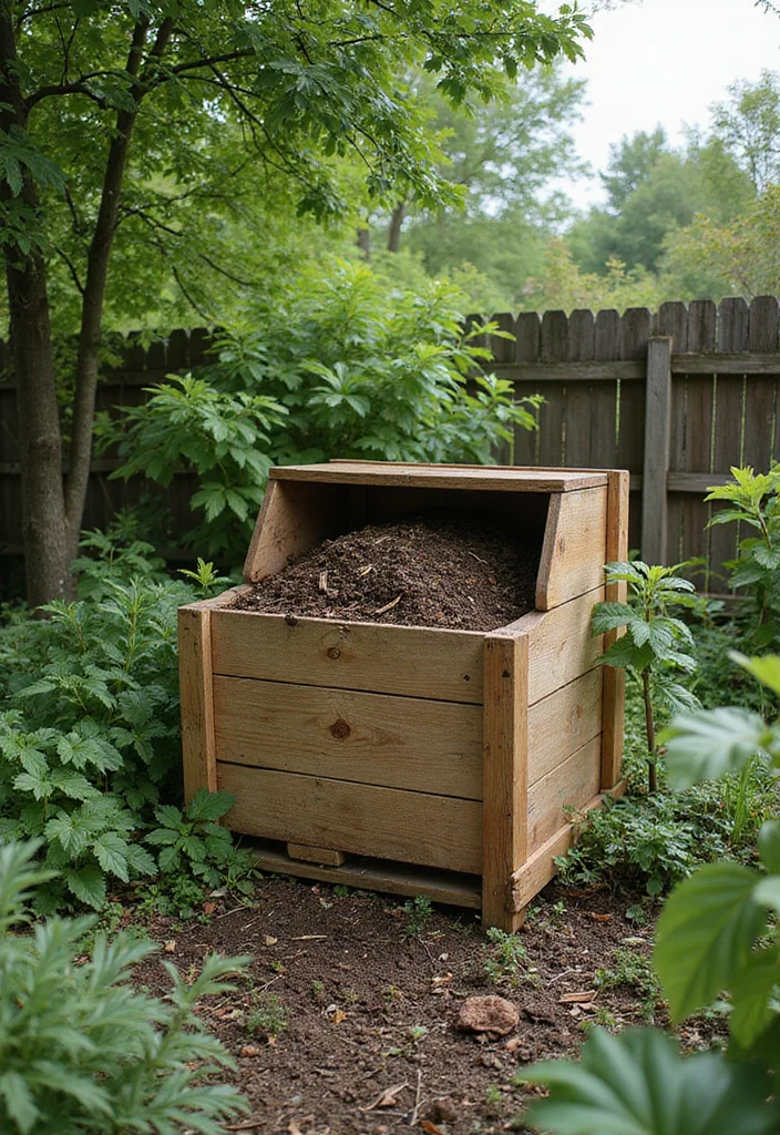14 New Home Backyard Ideas for a Fresh Functional Start - 3. Composting Areas: Garden-Friendly Solutions
