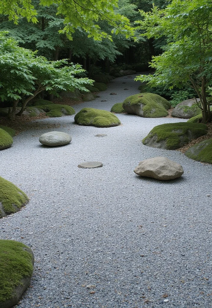 14 New Home Backyard Ideas for a Fresh Functional Start - 9. Zen Garden Spaces: Peaceful Retreats