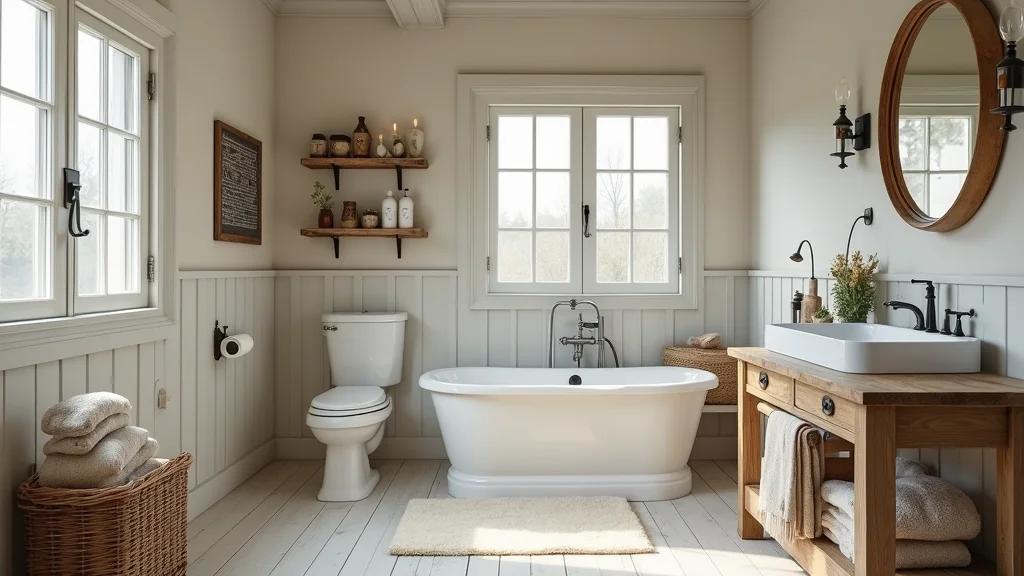 15 Farmhouse Bathroom Decor Ideas for a Fresh Country Look