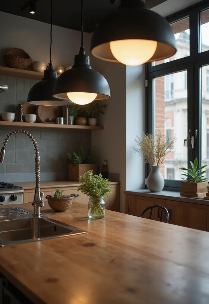 16 Kitchen Pendant Lighting Ideas for Better Task Lighting - 13. Sustainable LED Fixtures