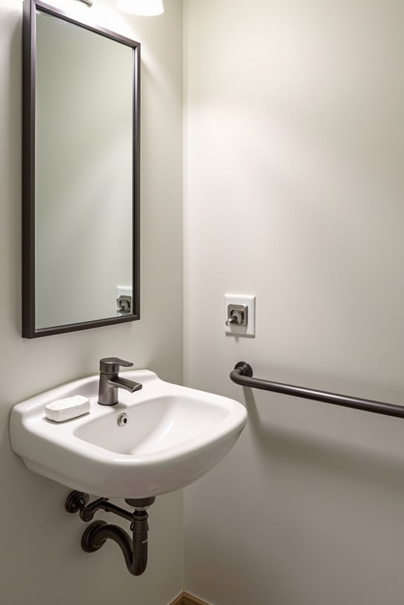 ada bathroom verify placement measurements