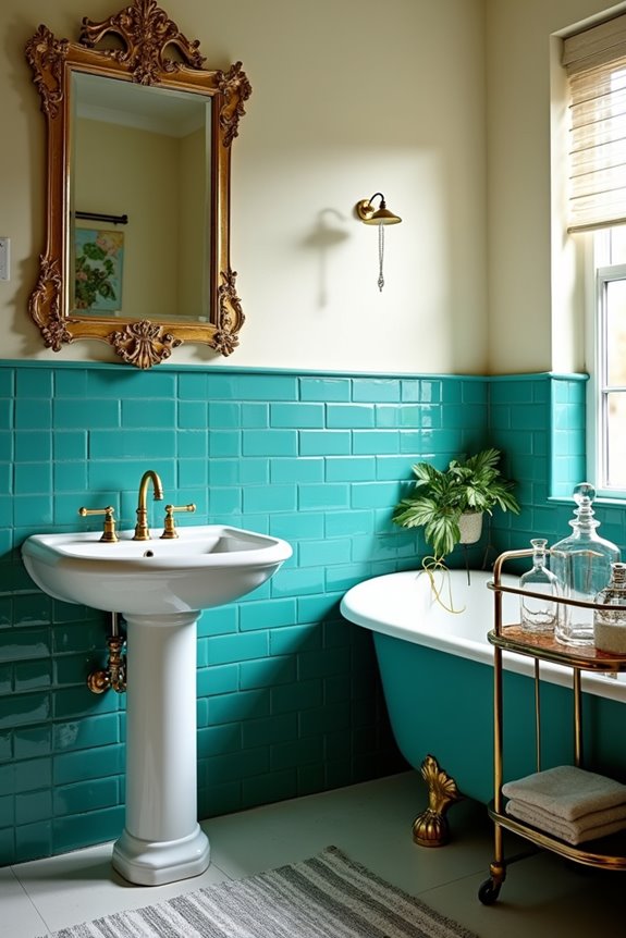 How to Decorate a Retro Bathroom: Essential Tips and Ideas 3 clawfoot elegance meets modern hardware