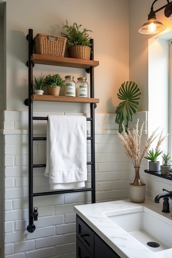 decorative storage blends beautifully