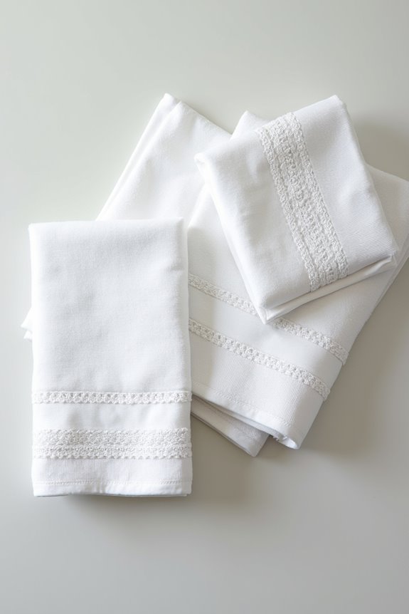 decorative towel edge trims ideas