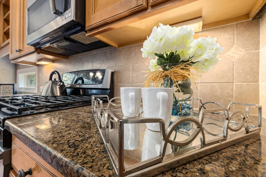 five ways to decorate counters