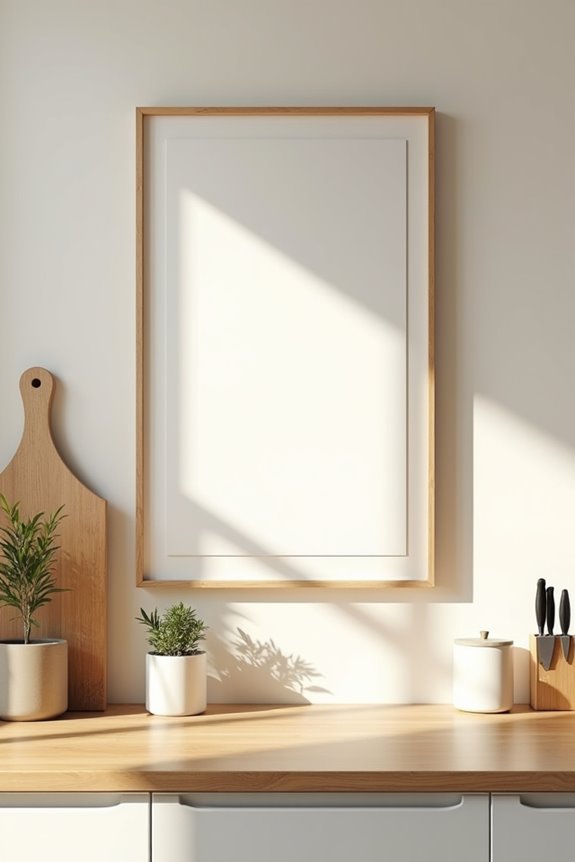 leaned art and cutting boards duo