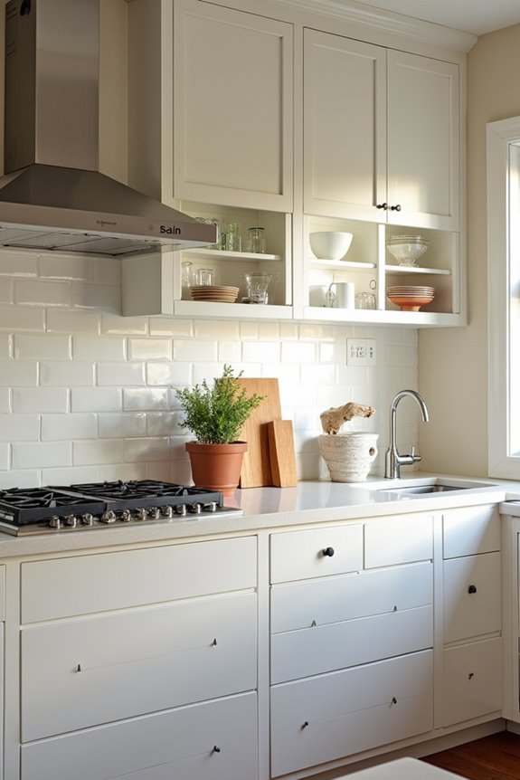 5 Stylish Ways to Decorate Above Kitchen Cabinets 1 measure light style cohesion