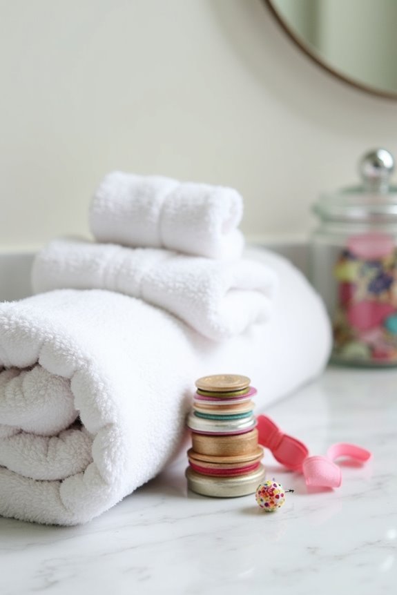 prep towels wash dry gather supplies