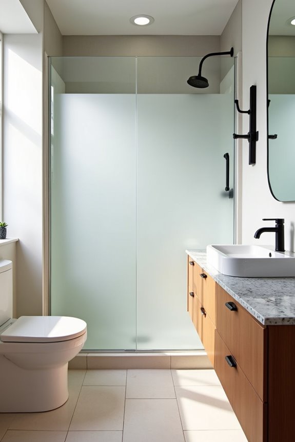 semi custom vanity tile accents budget refinishing
