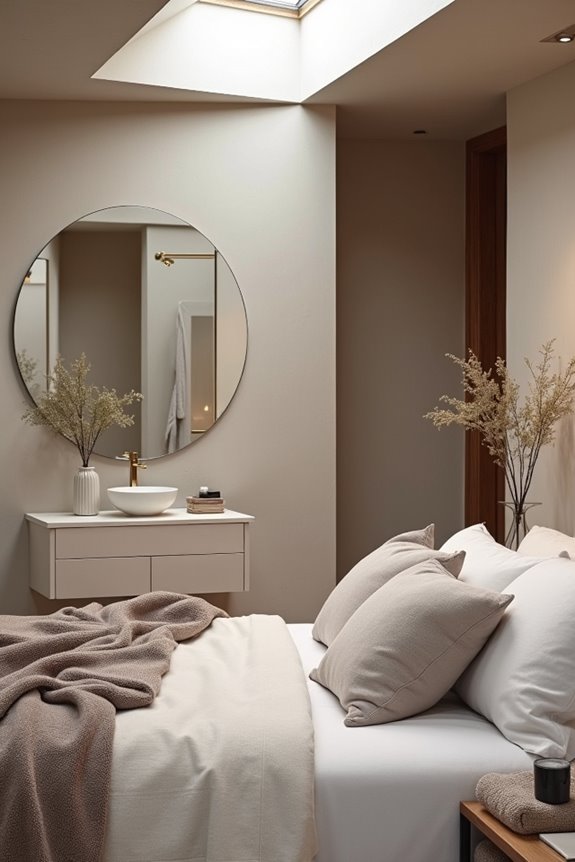 shared materials create cohesive continuity