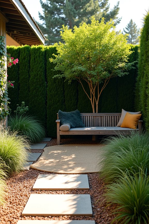 strategic layered low maintenance privacy landscape