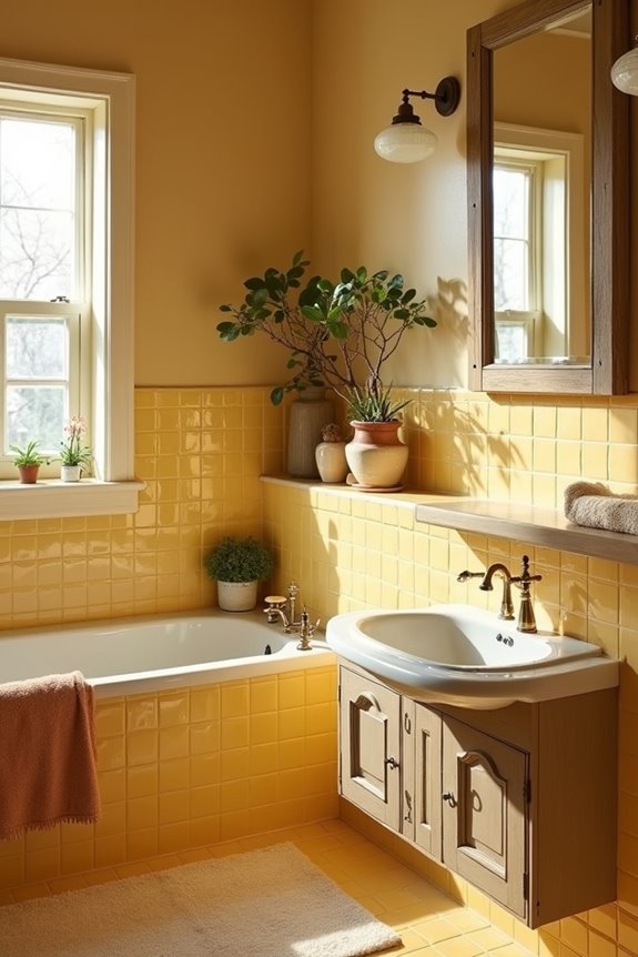 vintage yellows reveal catalog era tones